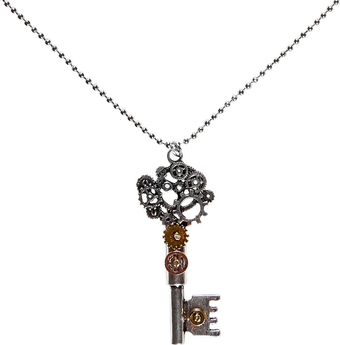 Steampunk Kostuum | Ketting Steampunk Sleutels Steamkey | Carnavalskleding | Verkleedkleding